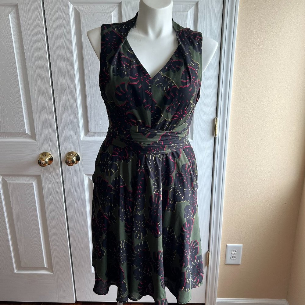 Jungle Print Flare Dress